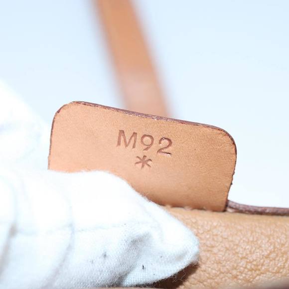 CELINE Macadam Canvas Business Bag PVC Leather 2way Brown Gold Auth 96233 - Picture 12 of 16